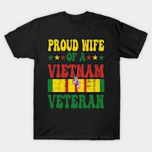 Vietnam Veteran Wife Proud Wife of a Vietnam Veteran T-Shirt